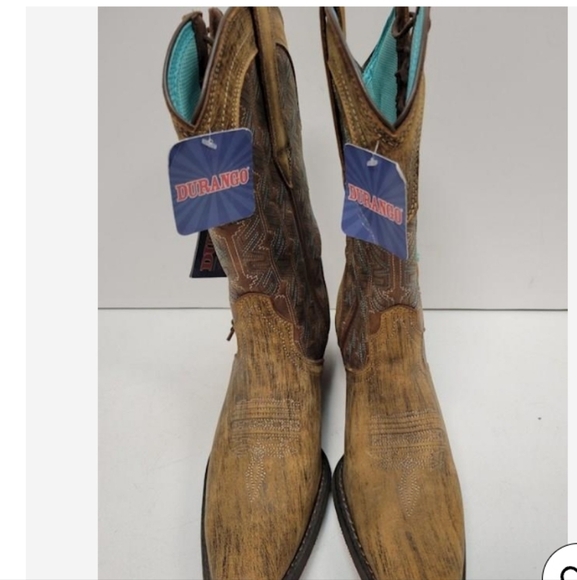 Crush™ by Durango® Women's Driftwood Western Boot, snip toe, sz 8.5 - Picture 2 of 6